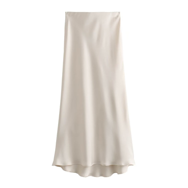 Dame lang satin skirt Skovae
