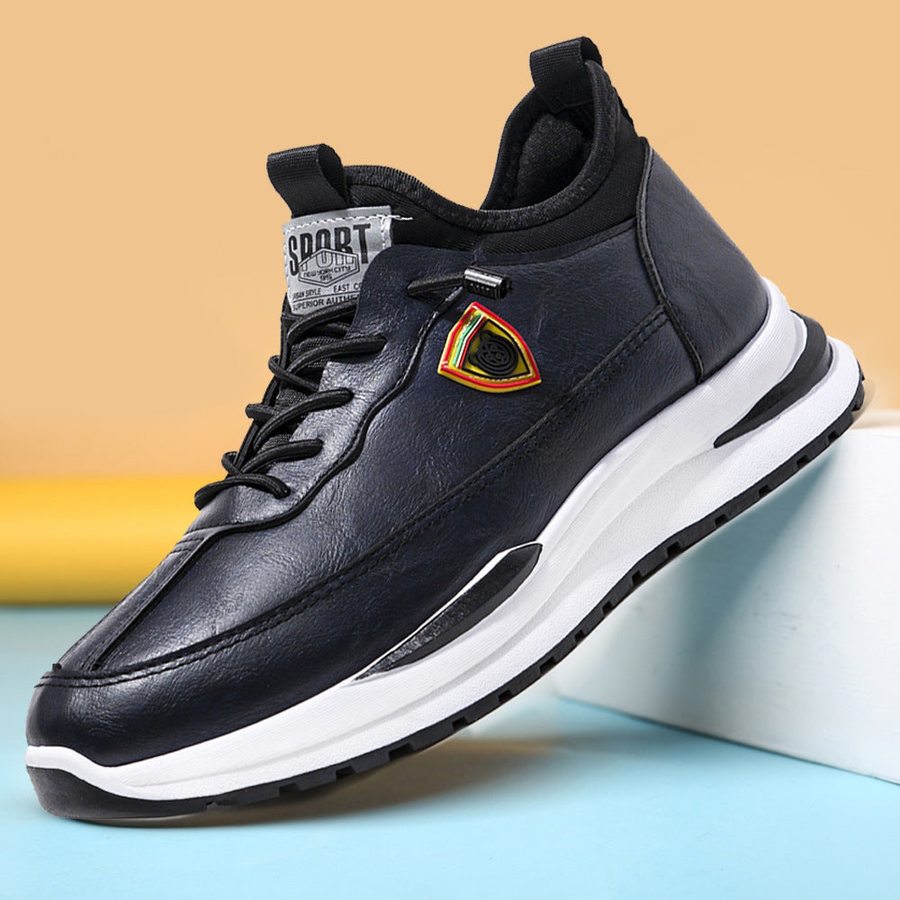 Herrer Premium Læder Lifestyle Sneakers Stilla