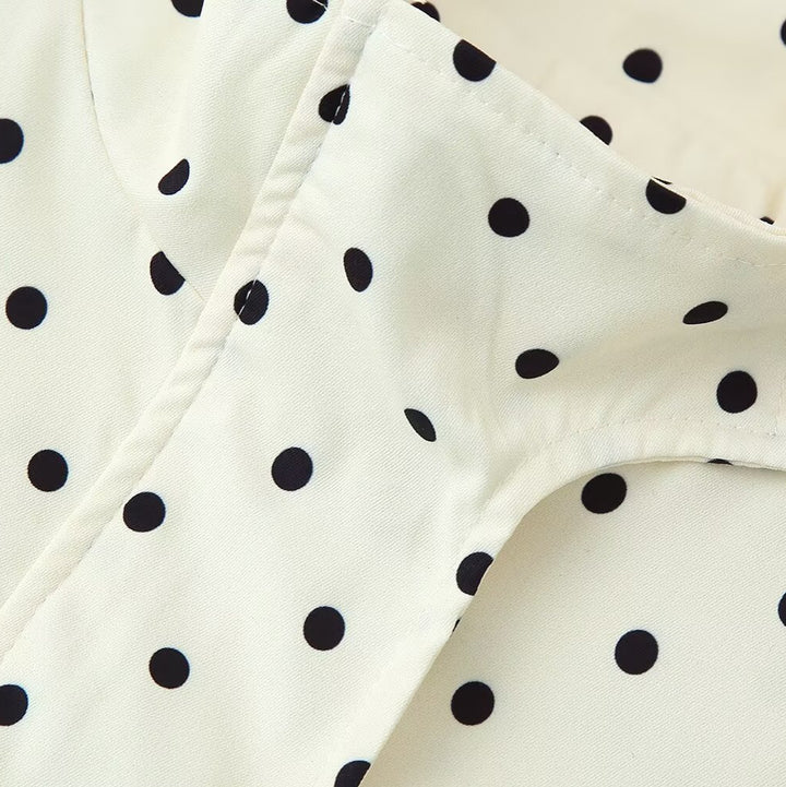 Dame trendy prikket Blousonjakke Stilla