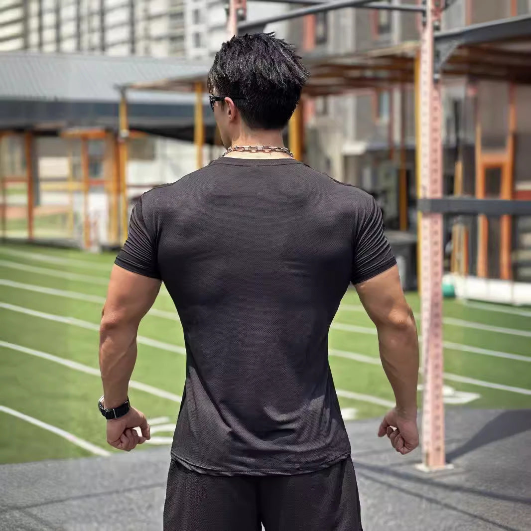 Herrer Åndbar Sportstrøje med struktureret Overflade Stilla