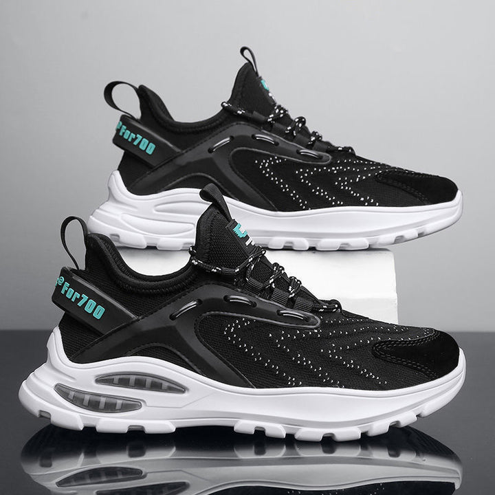 Herrer Hødfunktionelle Sneakers med åndbare Mesh-indsatser og innovativ dæmpningsteknologi Stilla