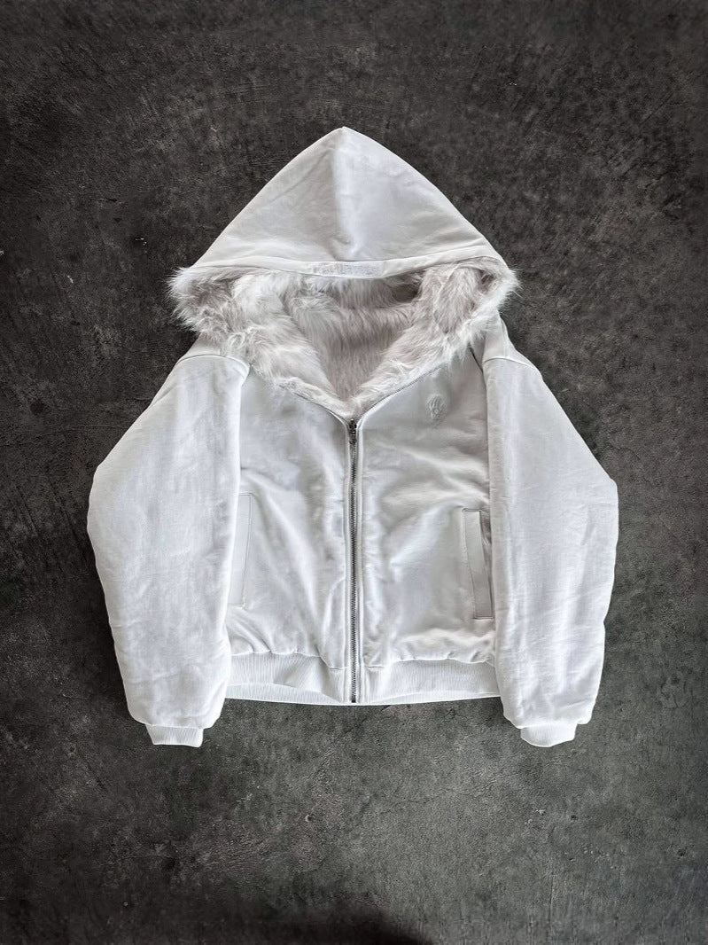 Kvindernes bløde og varme hoodiejakke Stilla