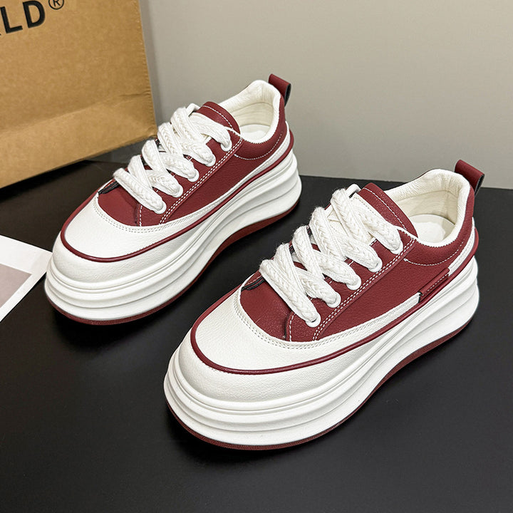 Dame Chunky Plateau-Sneakers med blød sål og åndbart overmateriale Stilla