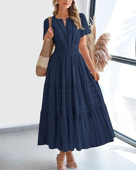 Dame Maxi-Kjole i afslappet Boho-stil Stilla