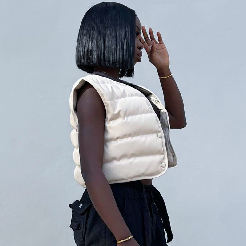 Femme Isoleret Ærmeløs Puffer Vest Stilla