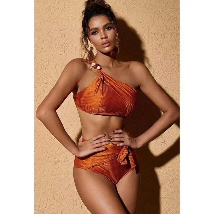Dame Bikini-sæt med dekorativt omslagsskjørt Skovae