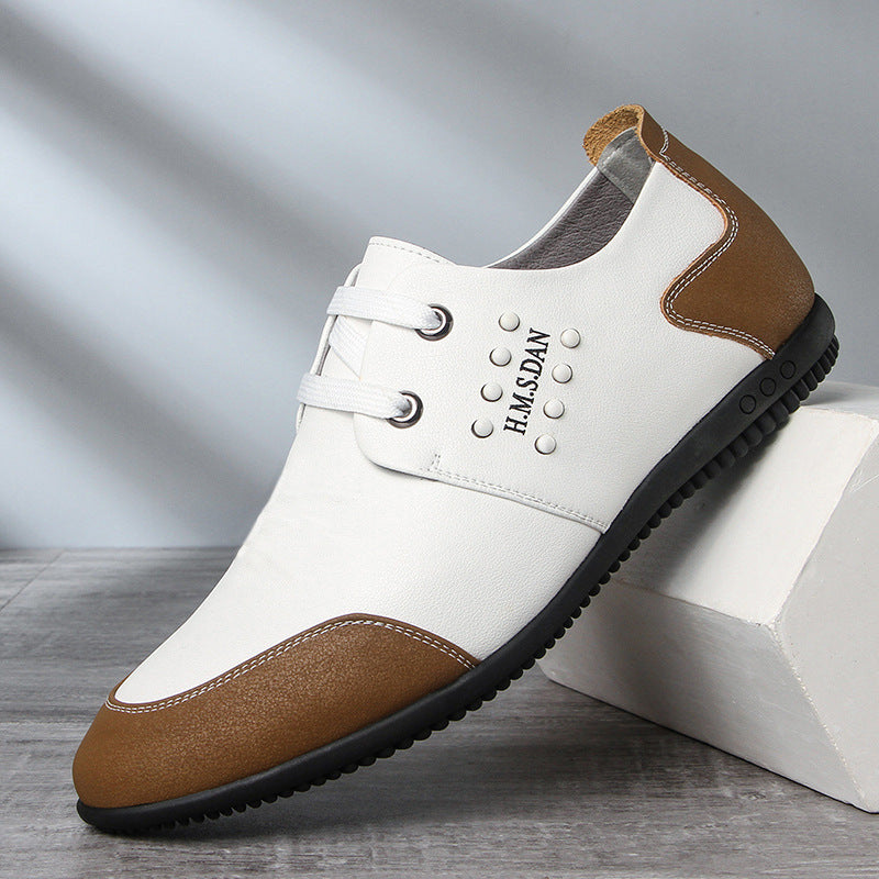 Herrer Sleek Casual Læder Sneakers med forbedret Komfort Stilla