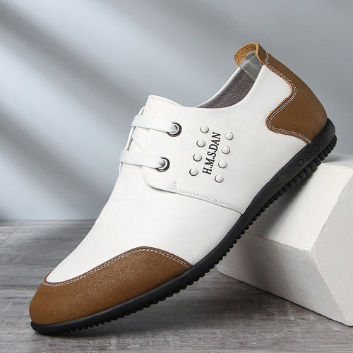 Herrer Sleek Casual Læder Sneakers med forbedret Komfort Stilla