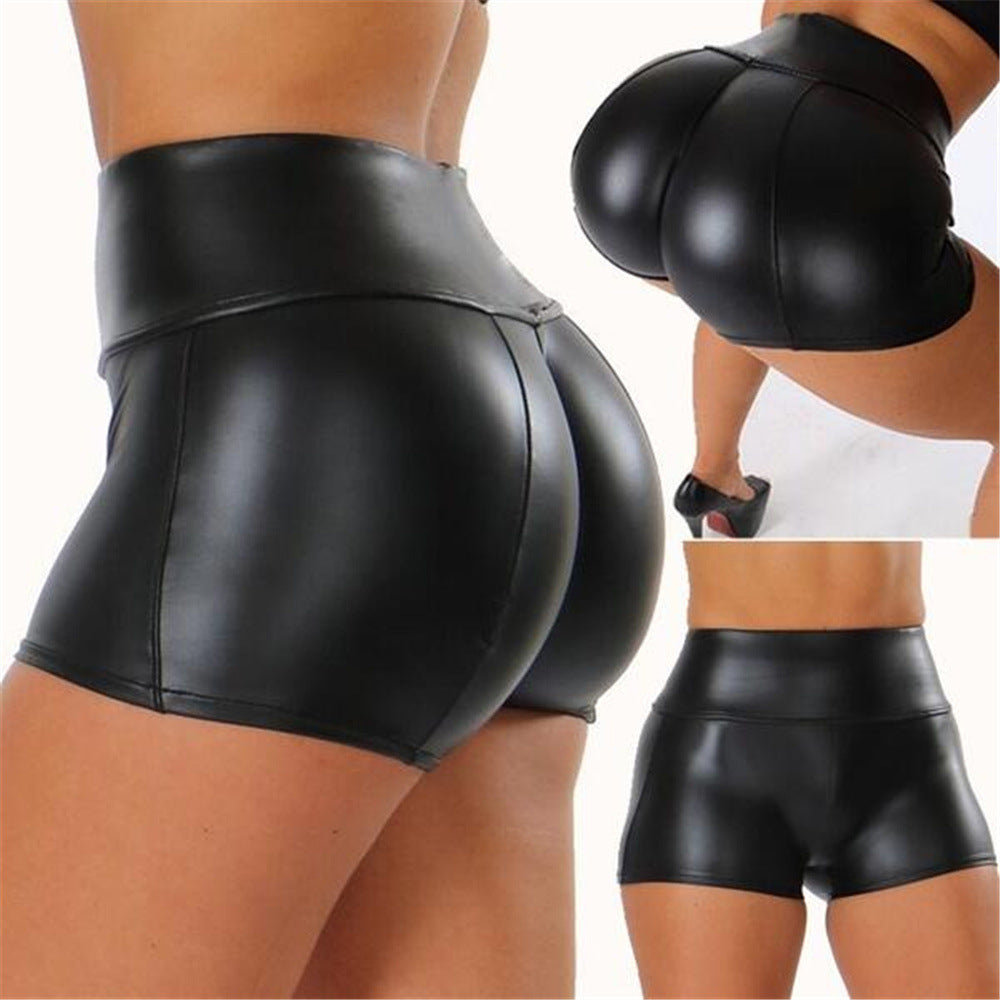 Dame Højtaljede Skinnende Sports Shorts Stilla