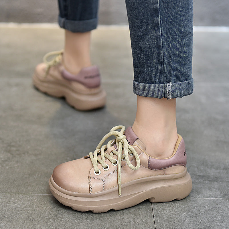 Dame Komfortable Chunky Sneakers med innovativ tæppeteknologi og åndbart overmateriale Stilla