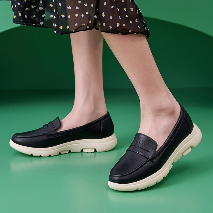 Dame Komfortable Slip-On Loafers med dæmpende sål og smidige overfladematerialer Stilla
