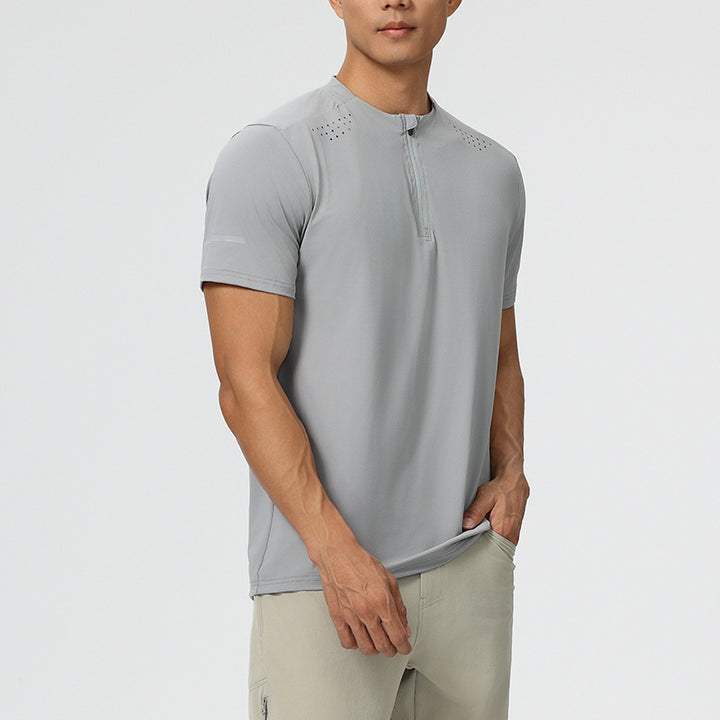 Herrer Funktions-T-shirt med elastiske indsatser og innovativ ventilations teknologi Stilla