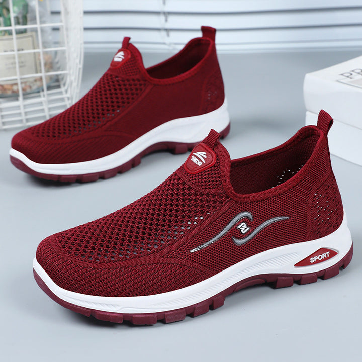 Dame Let og åndbar Slip-On Sneakers med fleksibel sål Stilla