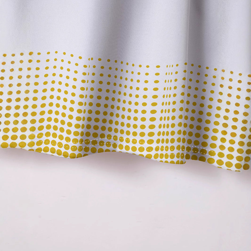 Herrer polo t-shirt med moderne prikdesign Stilla