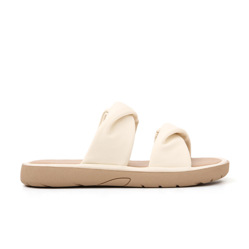 Dame Chic Knoten slide Sandaler Stilla