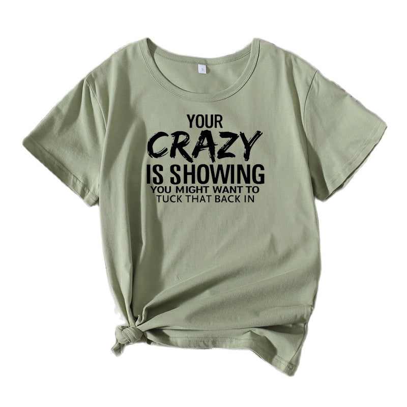 Kvinder Quirky Grafik Statement T-shirt Stilla