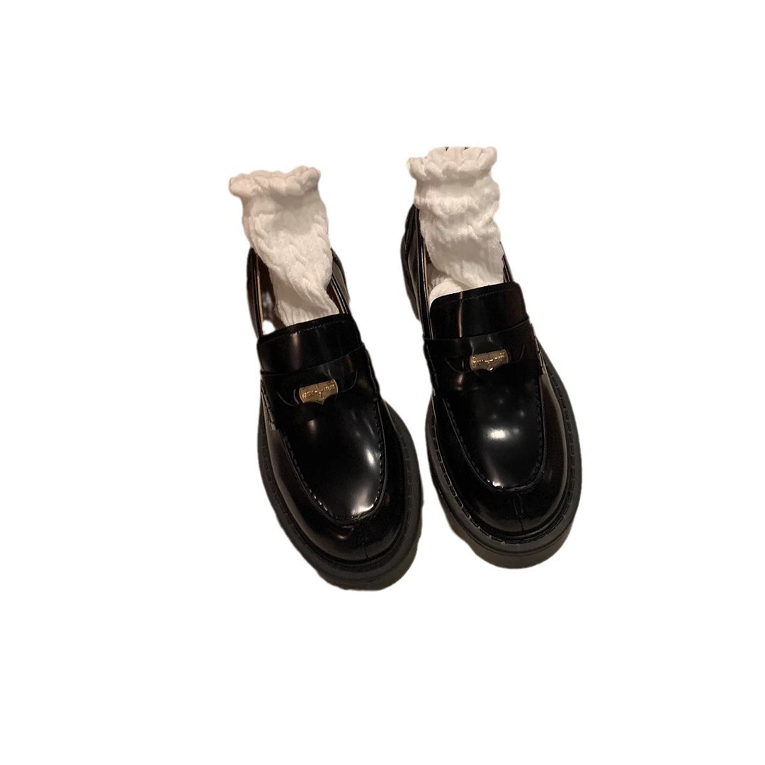 Dame Chunky Platform Slipper med dekorativt guldaccent Stilla