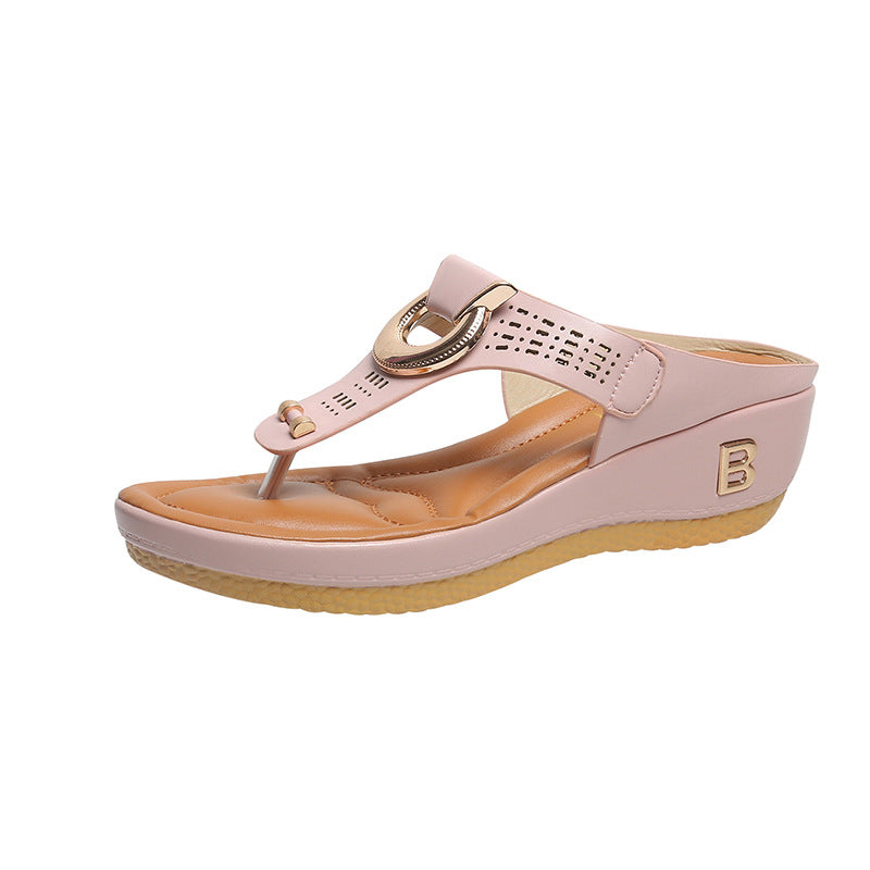 Dame Wedge-sandaler med moderne rem og komfortabelt fodsenge Stilla