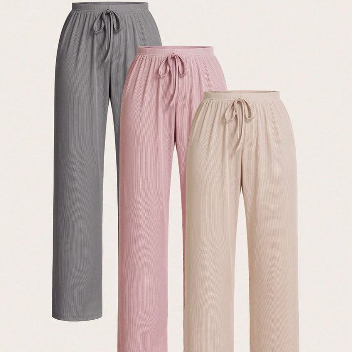 Femme Relaxed Fit Ripp-Loungebukser Stilla