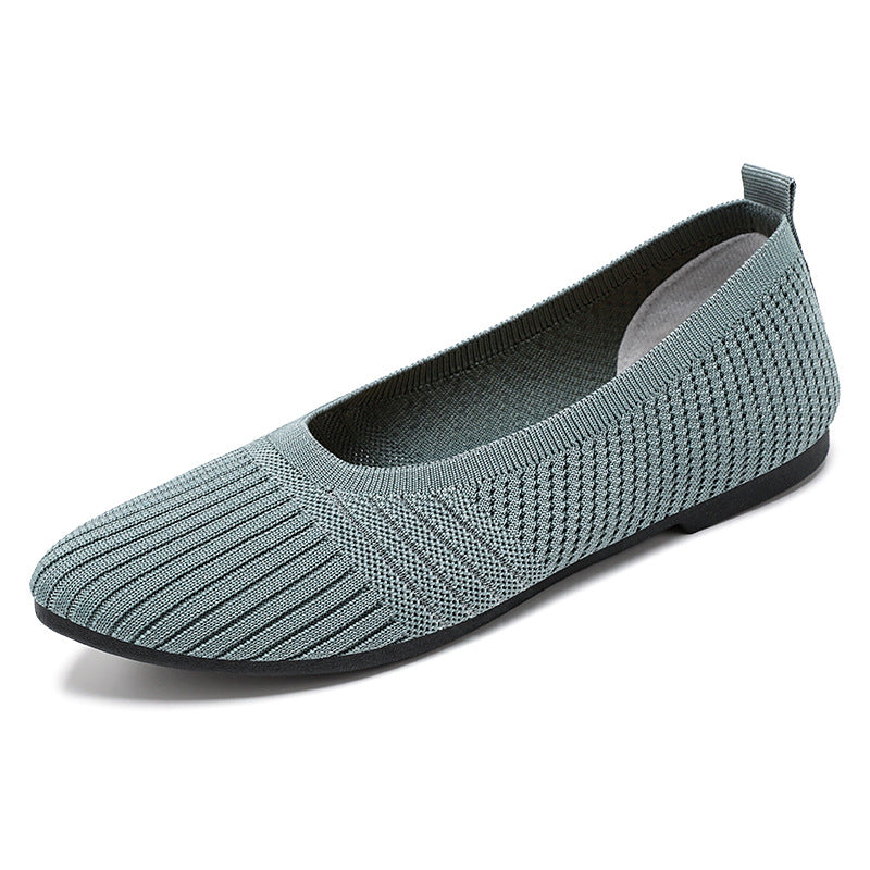 Dame Elegante og komfortable Ballerinas med åndbart strikdesign Stilla