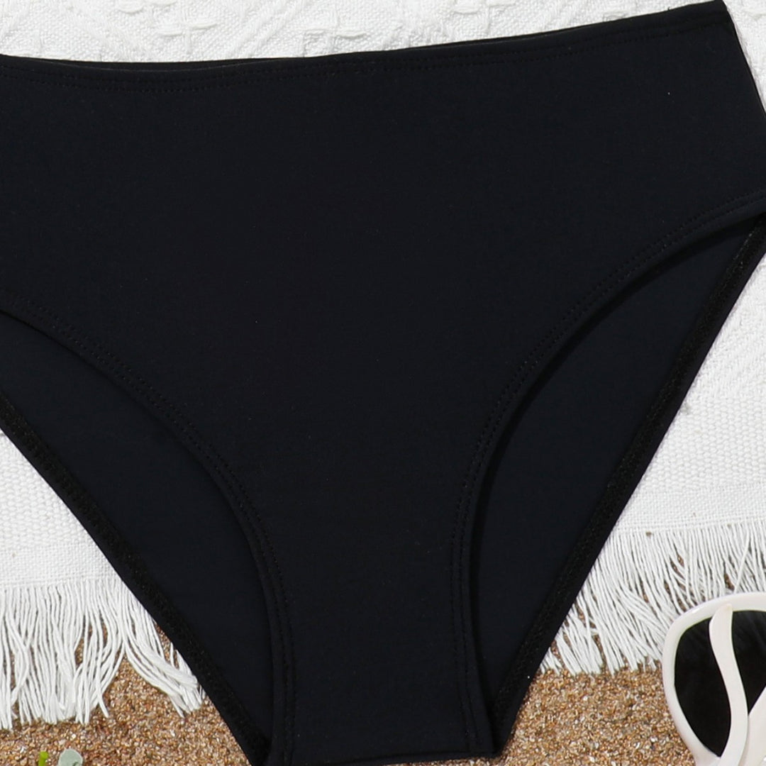 Dame Sport-Bikini-Sæt med højt udskårne trusser og smart rynkning Stilla
