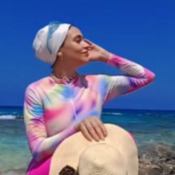 Dame Mode Strandbadetøj sæt med indpakningsdesign Skovae