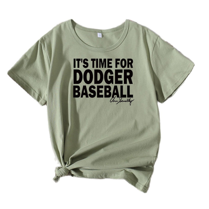 Dame Fritids Sport Grafik T-shirt Stilla