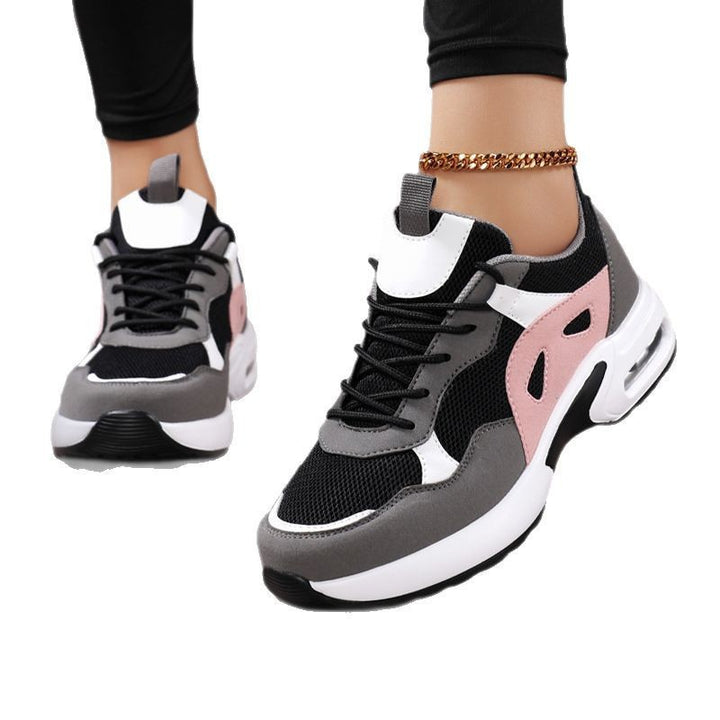 Dames nan urbaner Chunky-sneaker med integreret luftkammer, åndbart mesh og stabiliserende hælkappe Skovae