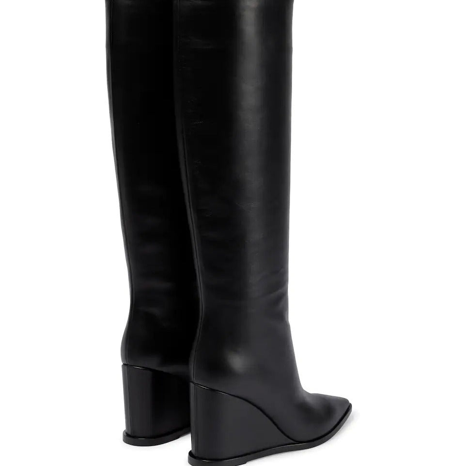 Femme Kiesål Over-the-Knee Støvler med slankt design Stilla
