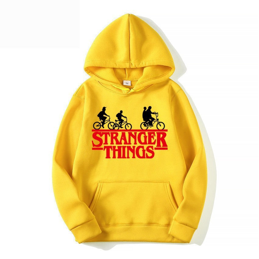 Kvinders hætte sweatshirt med kreativ Stranger Things design Skovae