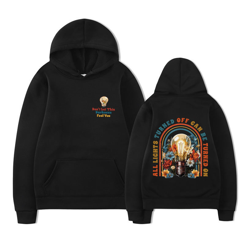 Kvinders hoodie med farverigt design og afslappet pasform Skovae