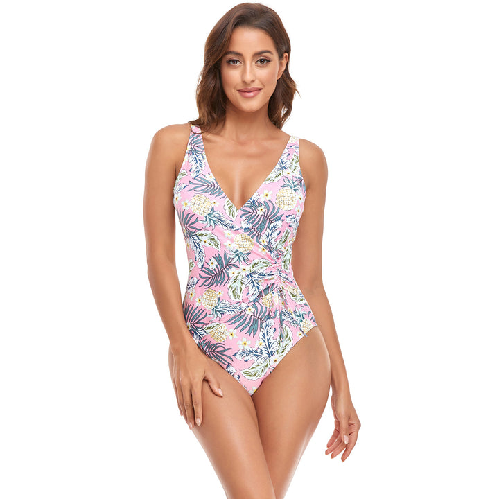 Damer Sporty One-Piece Badedragt med moderne Wickeldesign Skovae