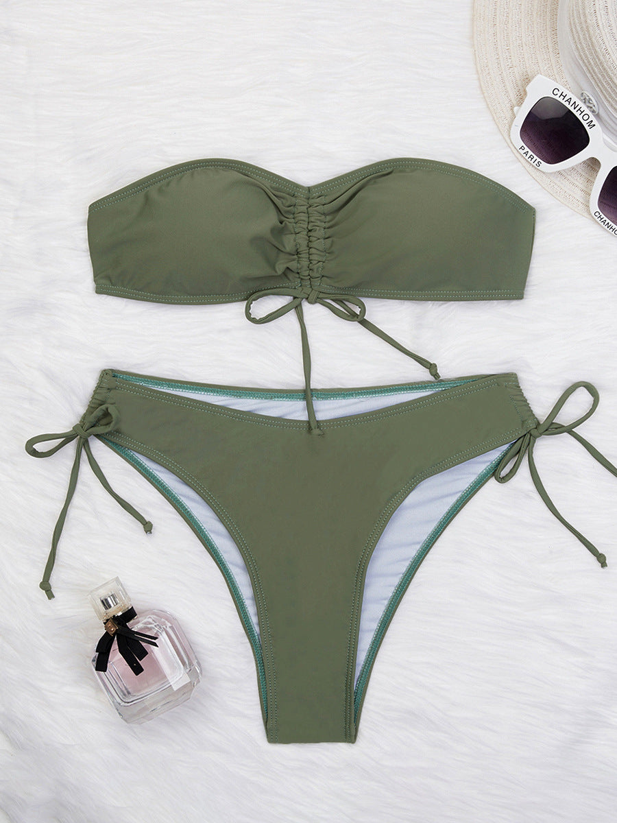 Femme Bandeau Cut-Out Bikini Set Stilla
