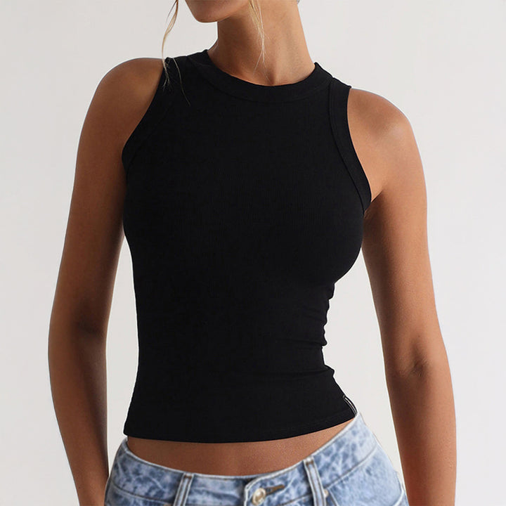 Dame Sporty Rib Tanktop Skovae