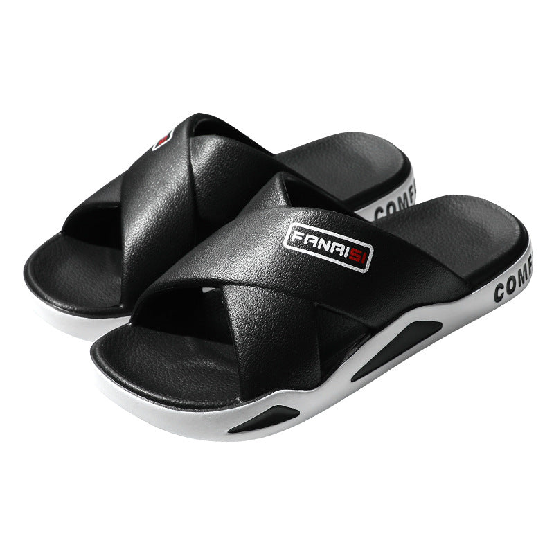 Herrer komfortable og skridsikre slides med ergonomisk sål Stilla