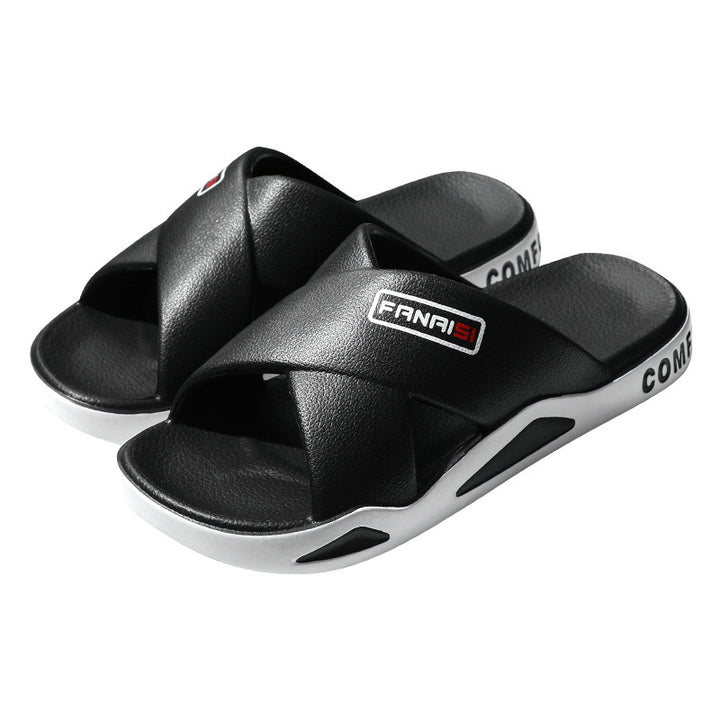 Herrer komfortable og skridsikre slides med ergonomisk sål Stilla