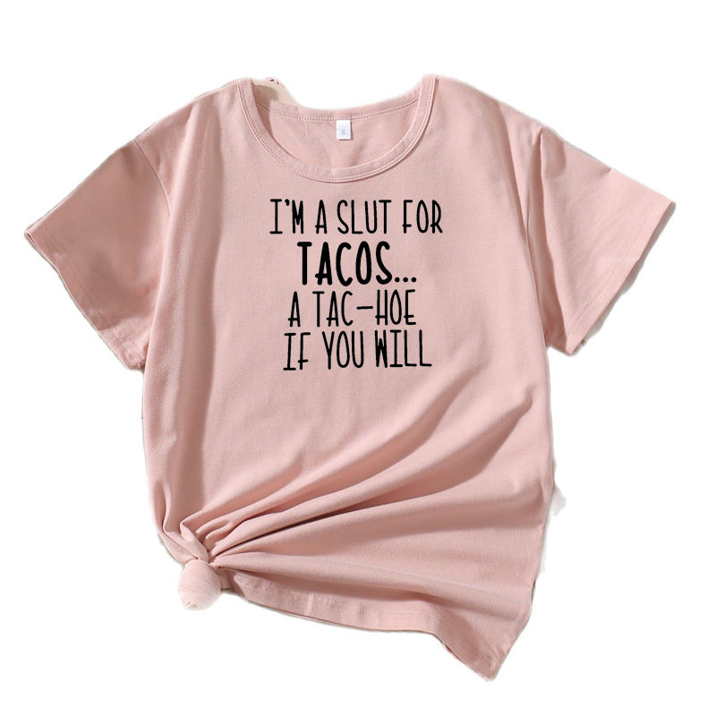 Dame Sjov Foodie Humor T-Shirt Stilla