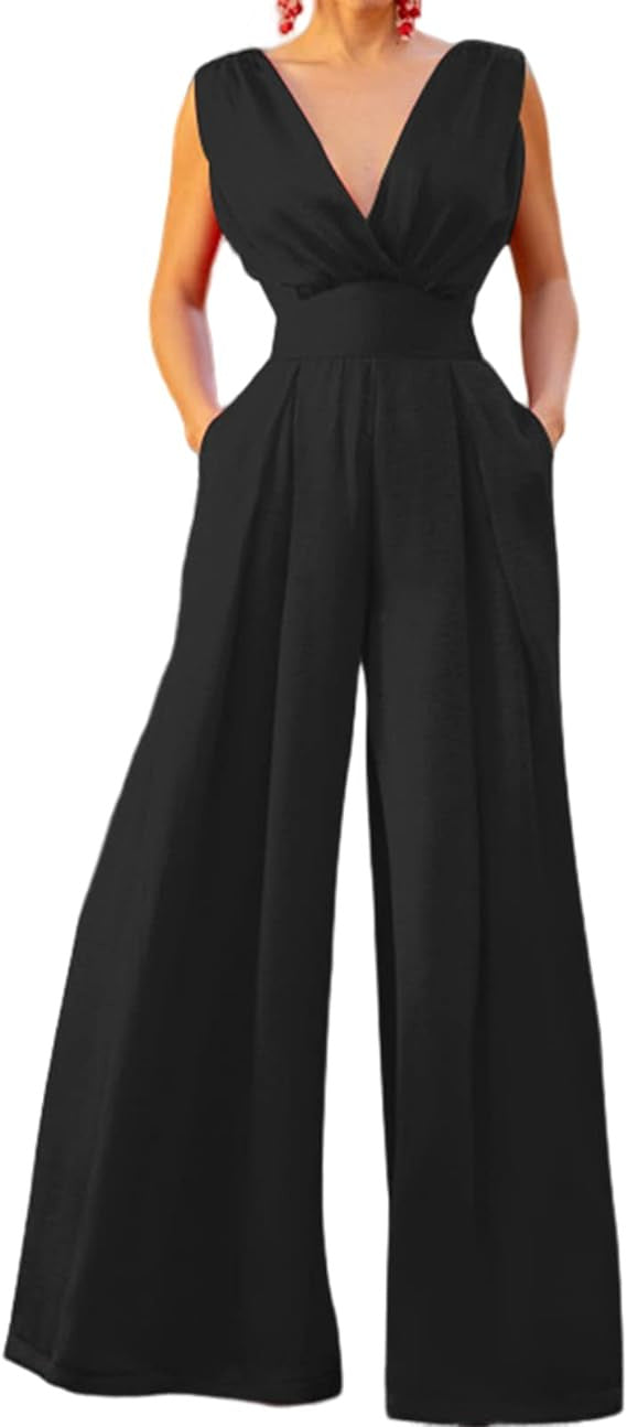 Dame jumpsuit i elegant snit