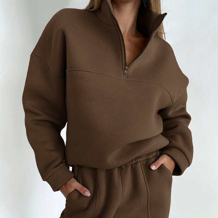 Damer Sporty Sweatshirt og Joggingbukser Sæt Stilla
