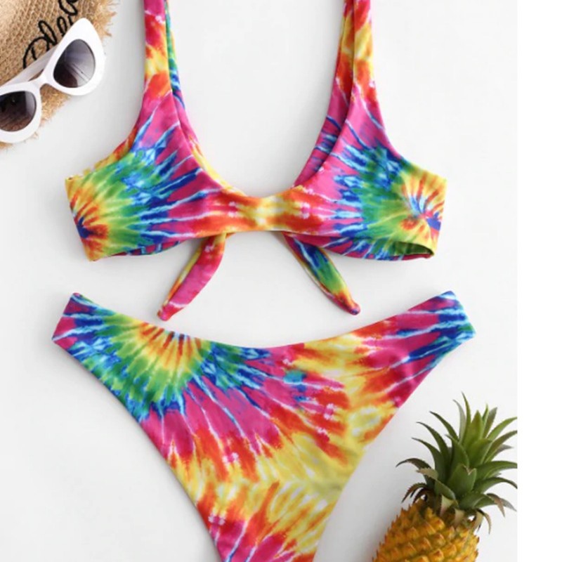 Dame Triangel-Bikini med legende knude-design og kvalitetsstof Skovae