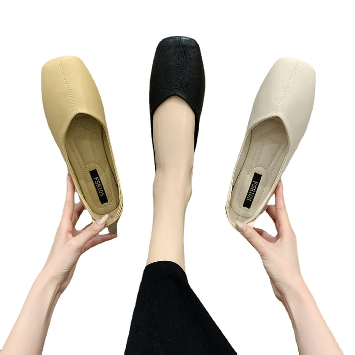 Dame Ballerinas med elegant snit og komfortabel polstring Stilla