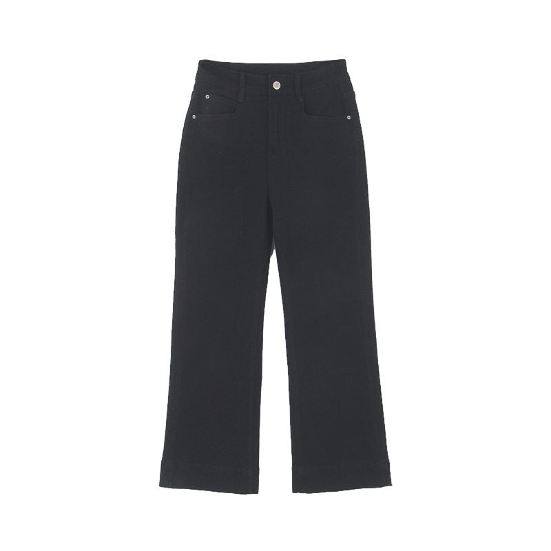 Damebluse med stor krave og knapdetalje Stilla