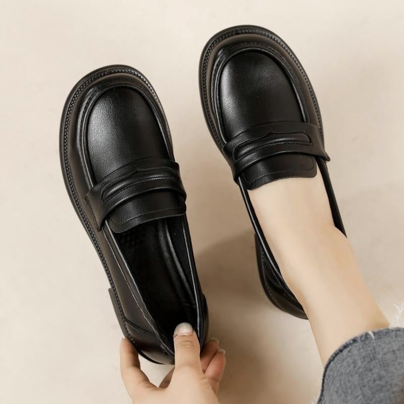 Femme Comfort Læder Slip-On Loafers med forbedret bueunderstøttelse Stilla