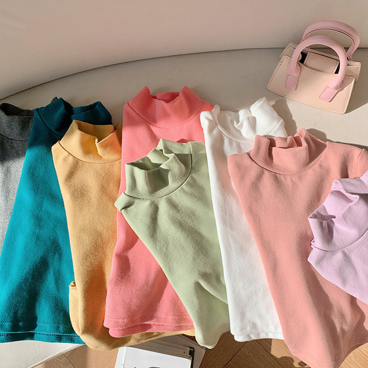 Pige Langærmet Mock Neck Top Stilla