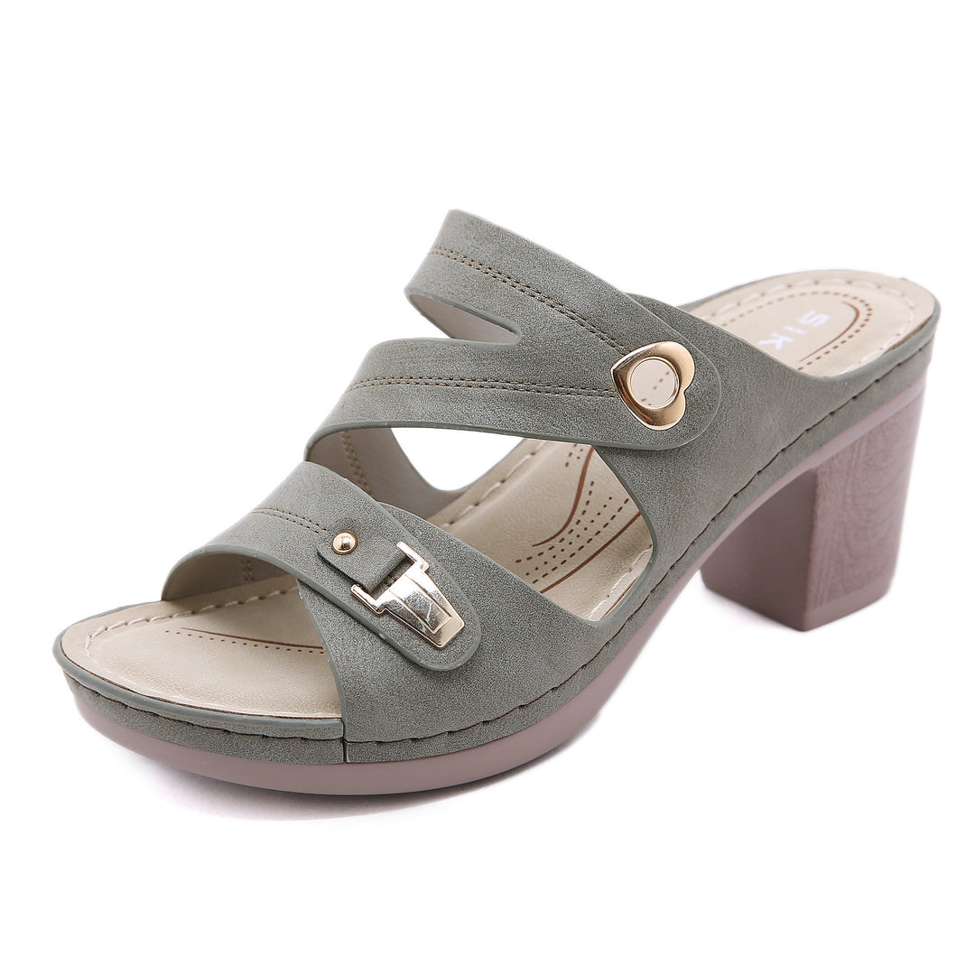 Dame Komfortable Sandaler med elegant spænde Stilla