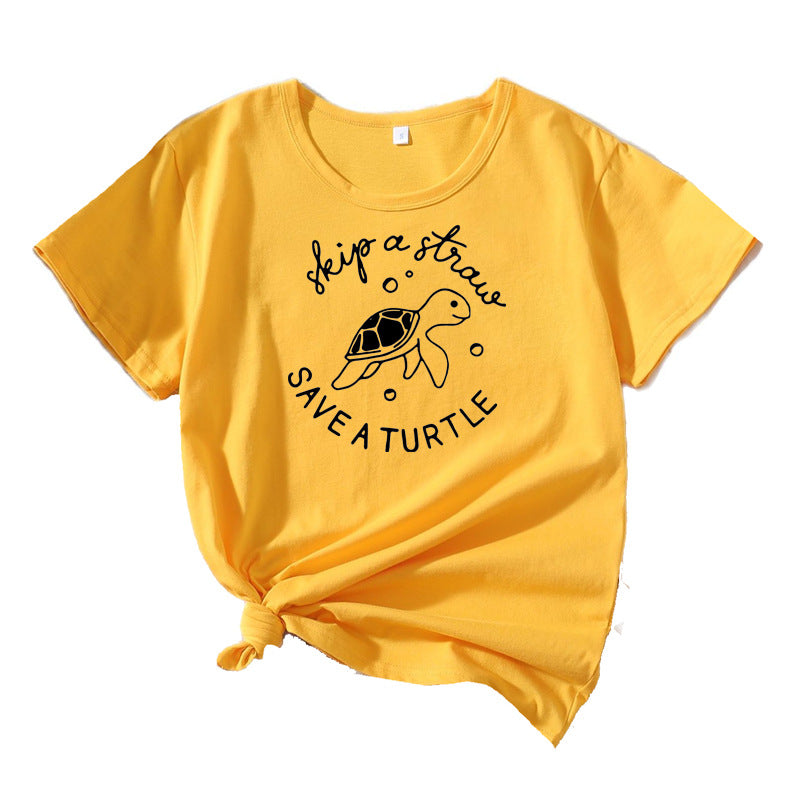 Kvinder eco-bevidst grafik T-shirt Stilla