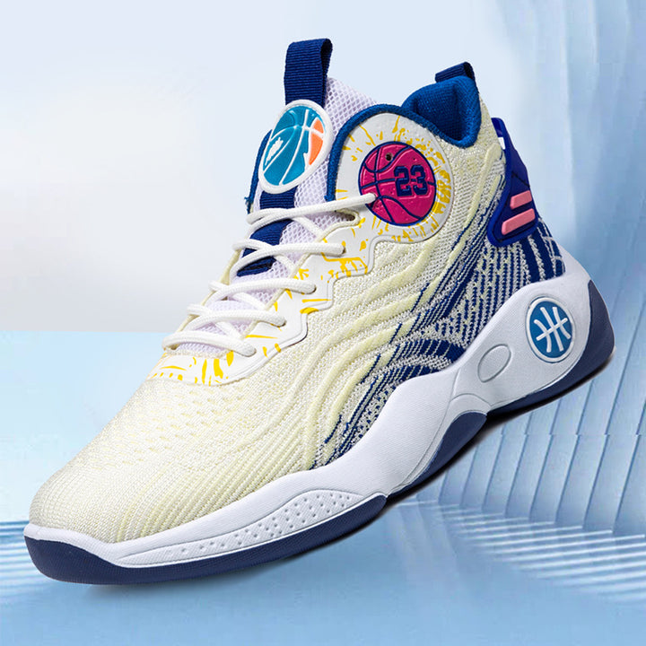 Herre basketball-sneakers med højt skaft og optimeret dæmpning Stilla