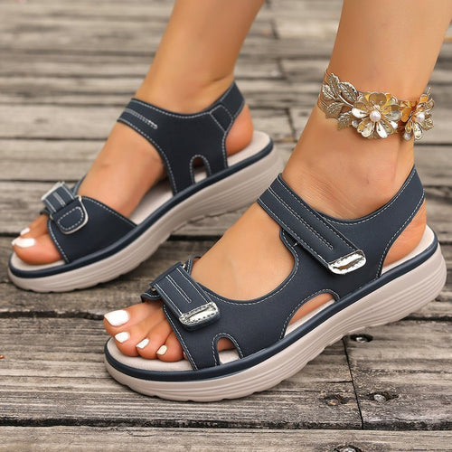 Dame Bequem og stilfulde sandaler med justerbare remme og ergonomisk fodseng Stilla