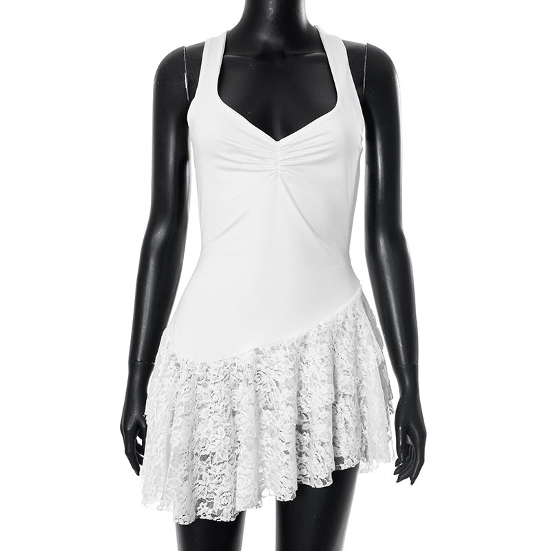 Femme Halsbånd Neck Skirted Badedragt Stilla