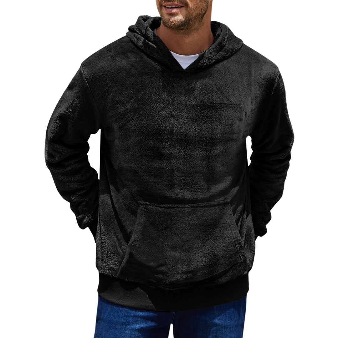Herrer Hættebluse lavet af blødt fleece Stilla
